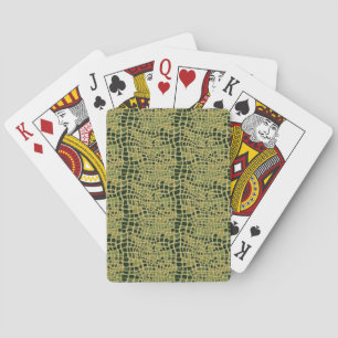 Alligatordruck-Spielkarten Spielkarten