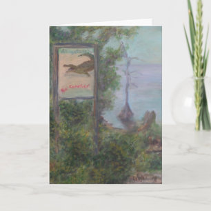 ALLIGATOREN GEBEN ACHT! Gruß-Karte Karte