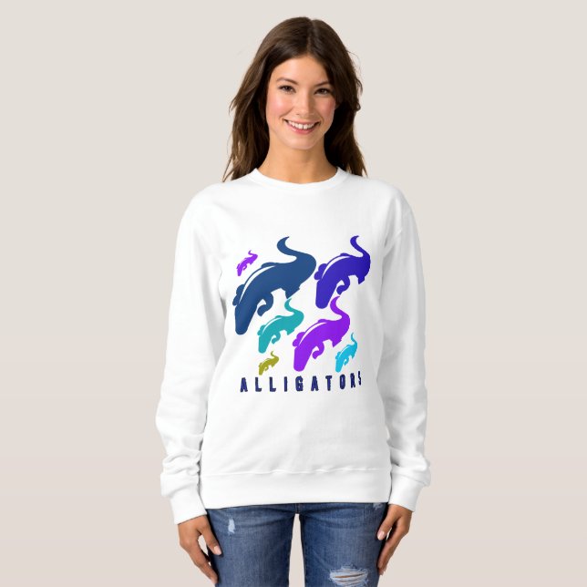 Alligatoren Sweatshirt (Vorne ganz)