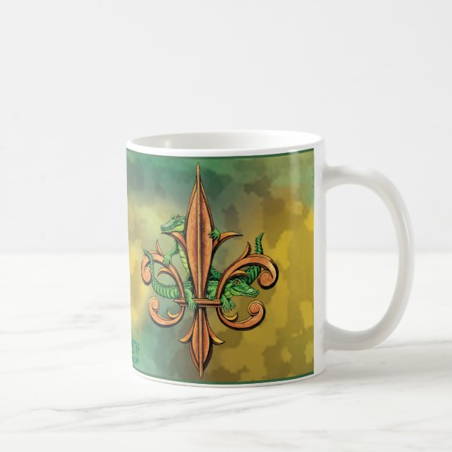 Alligatoren und Lilie Tasse (Rechts)