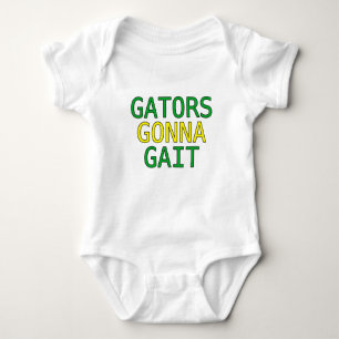 Alligatoren Werden Komisch Laufen Alligator Meme T Baby Strampler