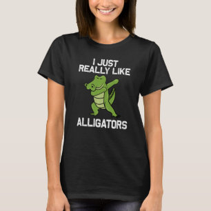 Alligatorentwürfe für Männerabwehrgeräte T-Shirt