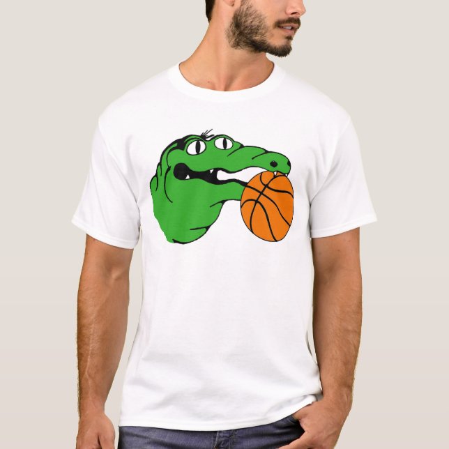 Alligatorgang BASKETBALL keine Wörter T-Shirt (Vorderseite)