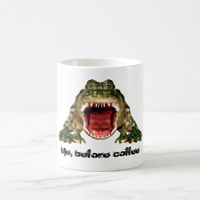 Alligatorkaffee-Tasse Kaffeetasse (Mittel)