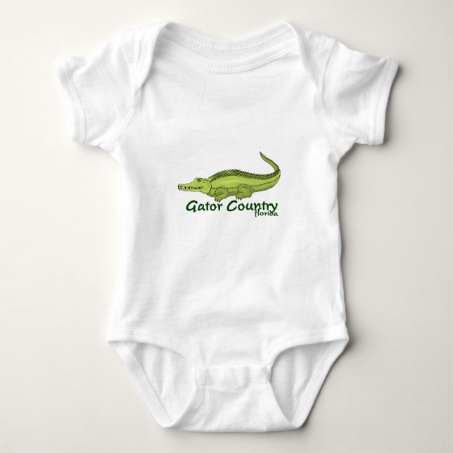 Alligatorland Baby Strampler (Vorderseite)