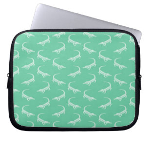 Alligatormuster-Vintager Kunst-Alligatorentwurf Laptopschutzhülle