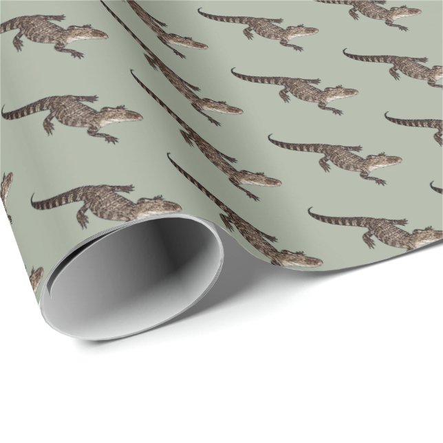 AlligatorPackpapier Geschenkpapier (Rolleneckpunkt)