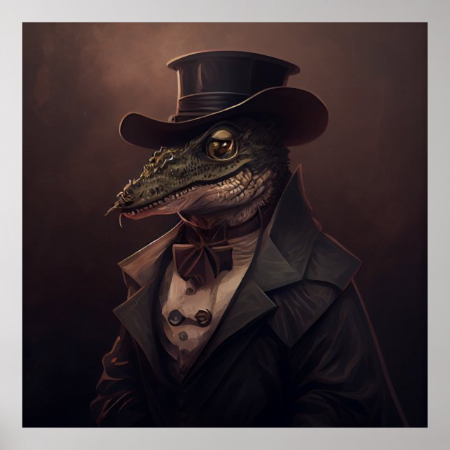 Alligatorposter Poster (Vorne)