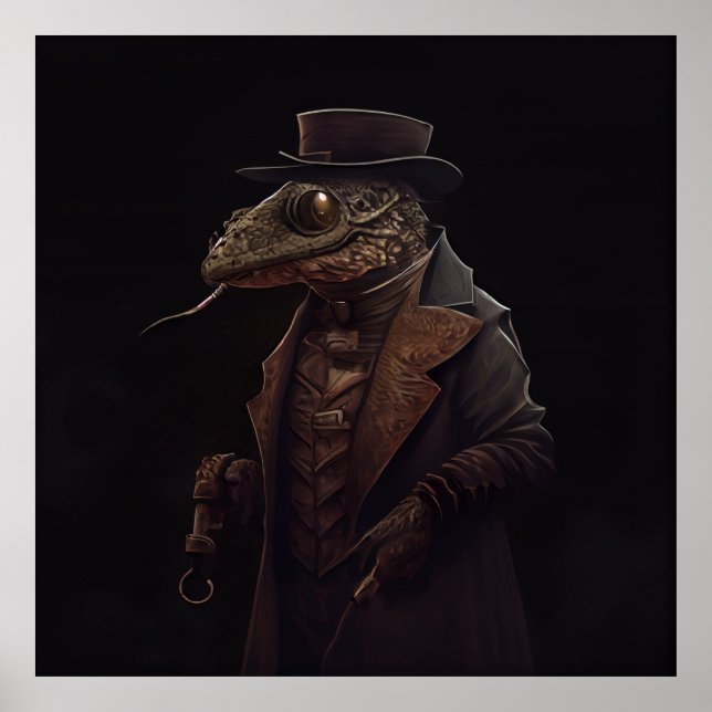 Alligatorposter Poster (Vorne)