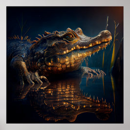 Alligatorposter Poster