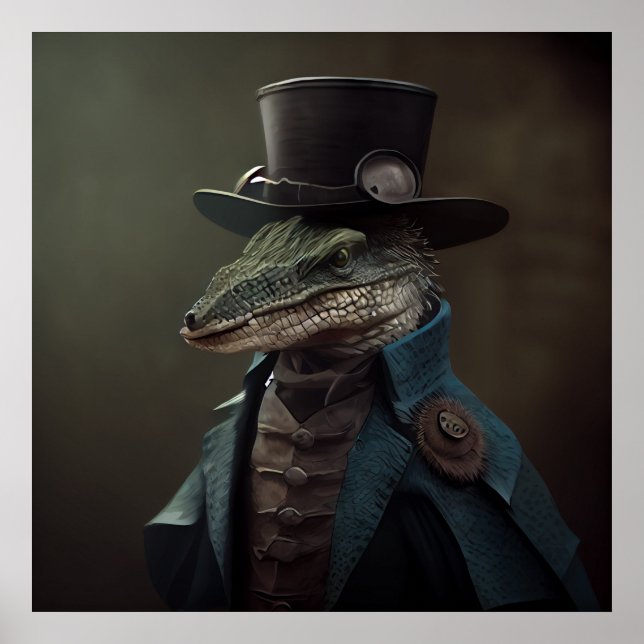 Alligatorposter Poster (Vorne)