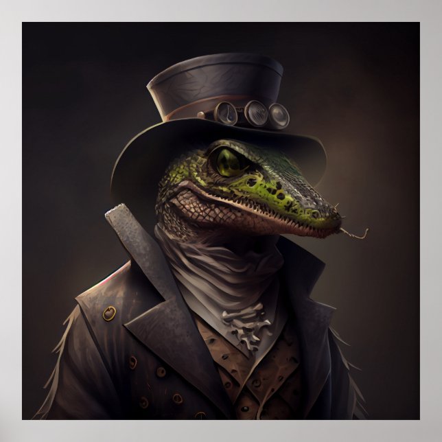 Alligatorposter Poster (Vorne)
