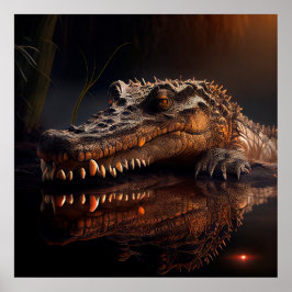 Alligatorposter Poster