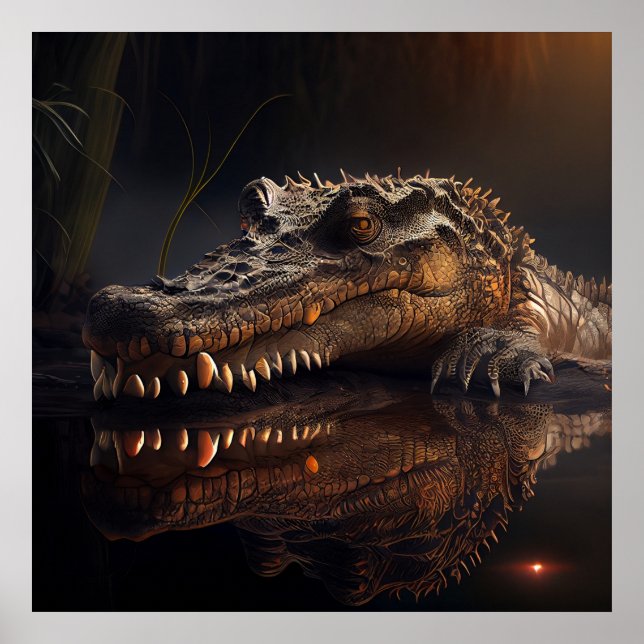 Alligatorposter Poster (Vorne)