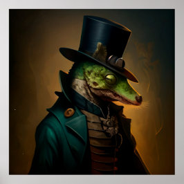 Alligatorposter Poster