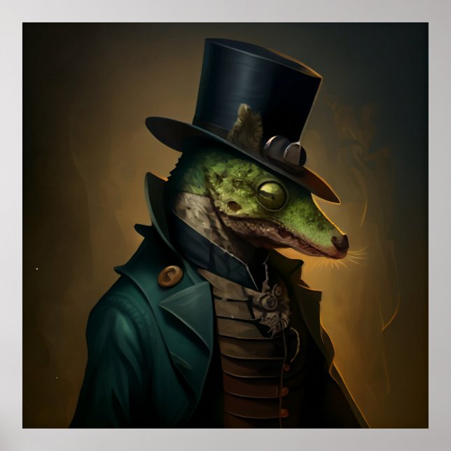 Alligatorposter Poster (Vorne)