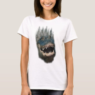 AlligatorSchuss-Enorme Hauptreptilien T-Shirt
