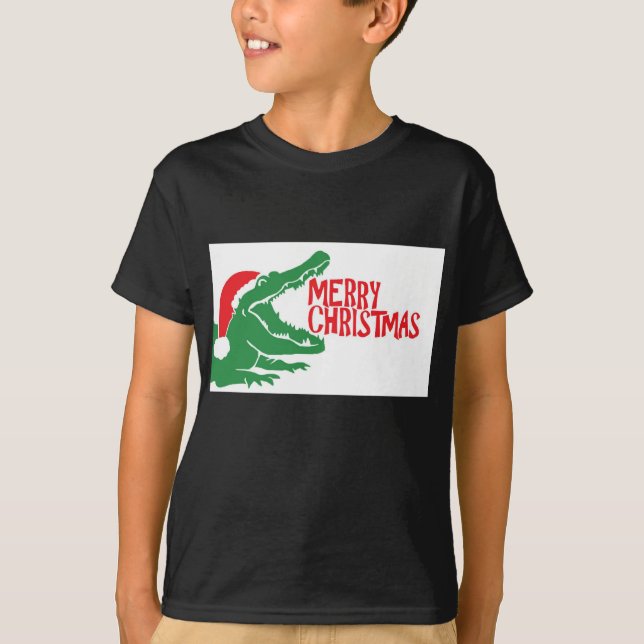 AlligatorweihnachtenT - Shirt (Vorderseite)
