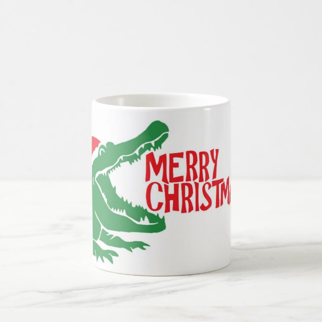 AlligatorweihnachtsTasse Kaffeetasse (Mittel)