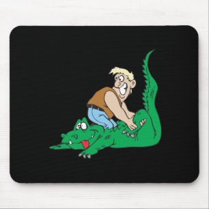 AlligatorWrestling 3 Mousepad
