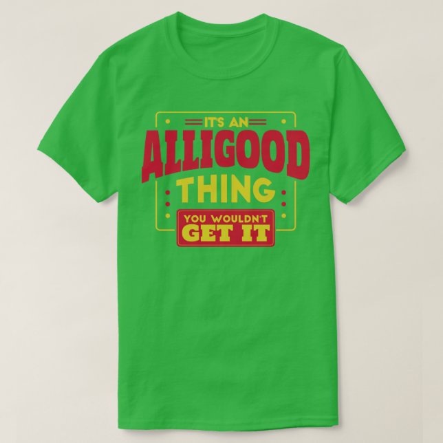 Alligood T-Shirt (Design vorne)
