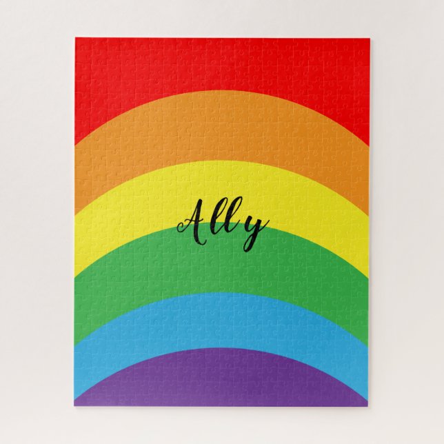 Alliiert für Rainbow-LGBT Puzzle (Vertikal)