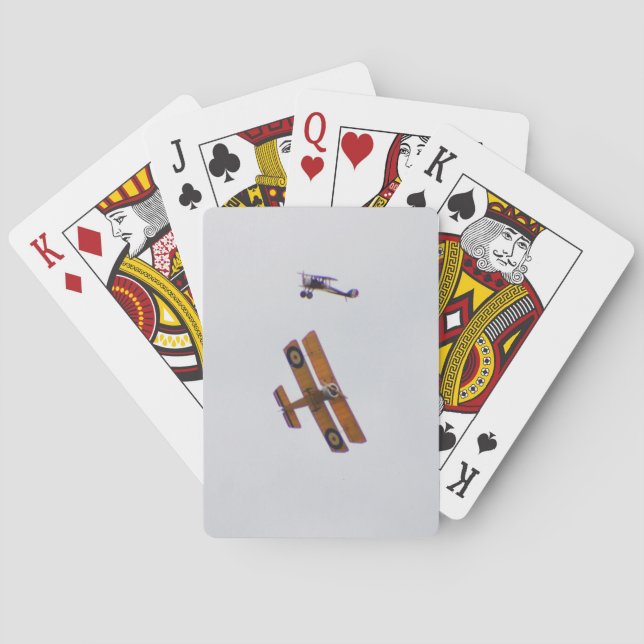 Alliierte Kämpfer des Ersten Weltkriegs Spielkarten (Rückseite)