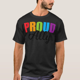 Alliierte LGBTQ Gay und Lesben Pride Rainbow and C T-Shirt