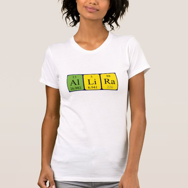 Allira Periodenname Shirt (Vorderseite)