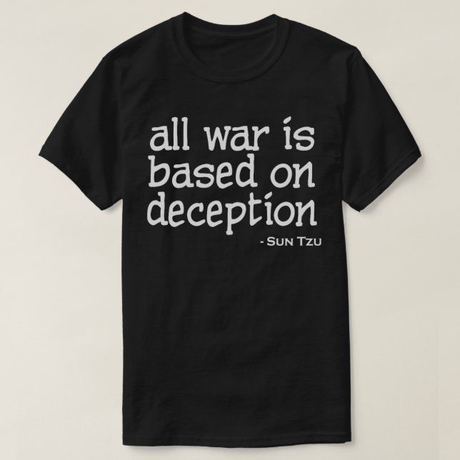 Allis basierend auf Deception Sun Tzu T-Shirt (Design vorne)