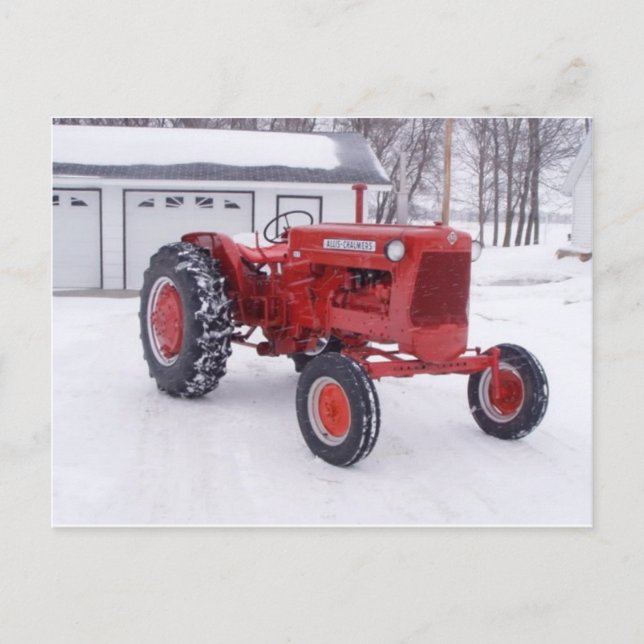 Allis Chalmers D-17 Postkarte (Vorderseite)