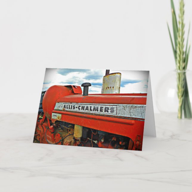 Allis Chalmers tractor Karte (Vorderseite)