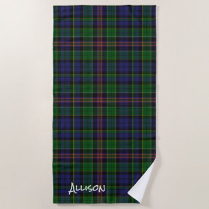 Allison Clan Tartan Kariert Beach Handtuch
