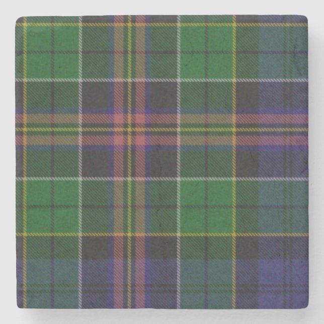 Allison Clan Tartan Kariert Stone Untersetzer (Vorderseite)