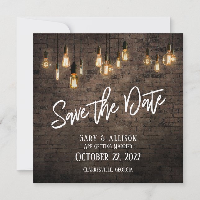 Allison & Gary V1 Save The Date (Vorderseite)