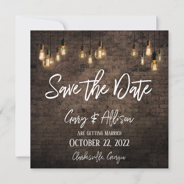 Allison & Gary V5 Save The Date (Vorderseite)