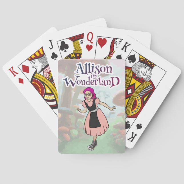 Allison in Wonderland - Spielkarten (Rückseite)