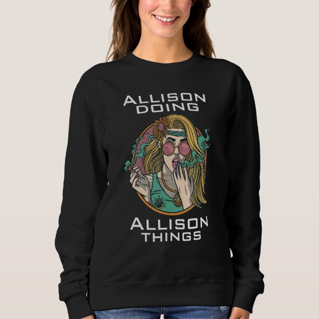Allison macht sweatshirt (Vorderseite)