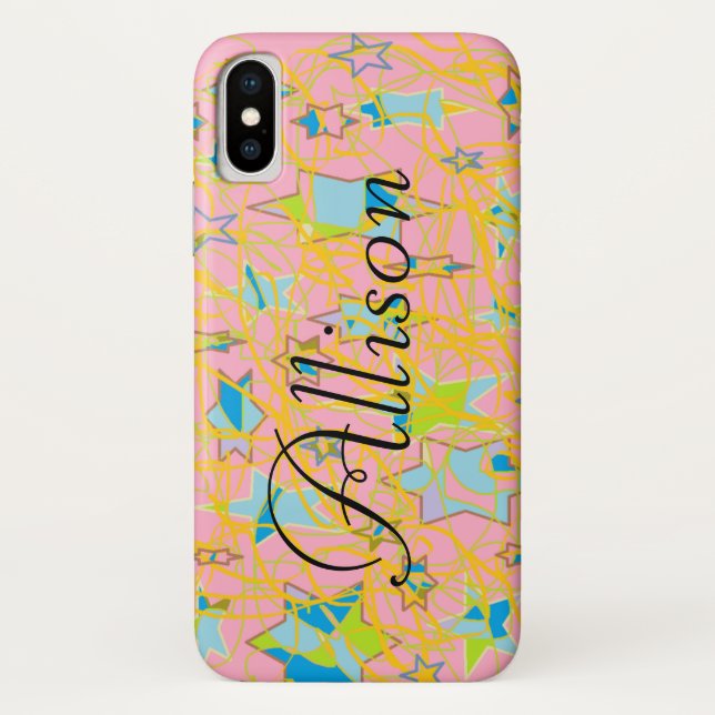 Allison von verwaistem schwarzem, abstraktem Case-Mate iPhone hülle (Rückseite)