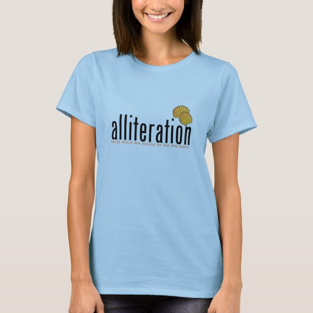 Alliteration T-Shirt (Vorderseite)