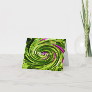 Allium Abstrakt danke Ihnen Card Karte