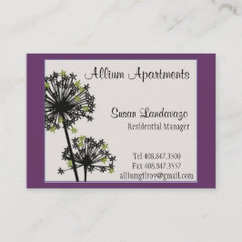 Allium Business Card Visitenkarte