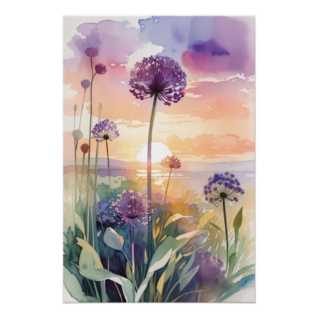 Allium Poster (Vorderseite)