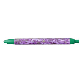 Allium Purple Flowers Green Trim Pen Kugelschreiber