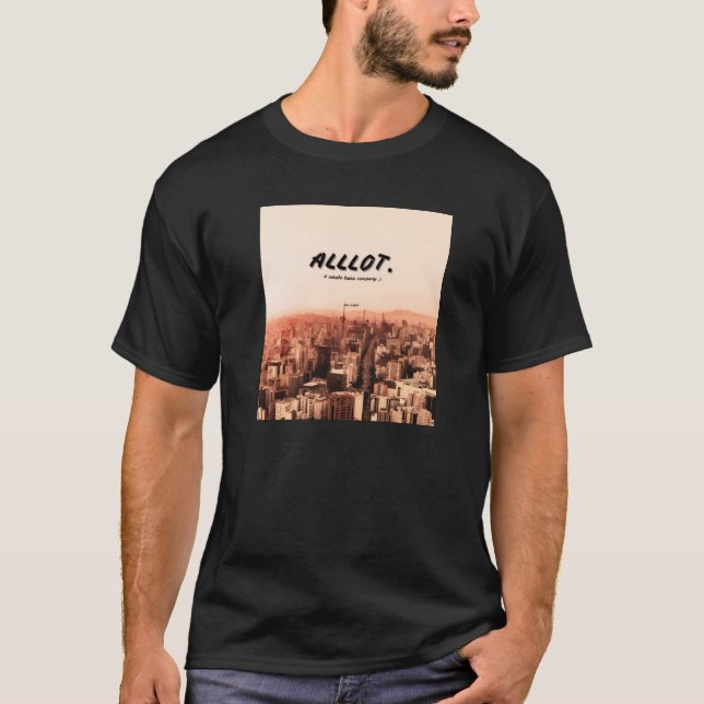 "Alllot" skyline T-Shirt! T-Shirt (Vorderseite)