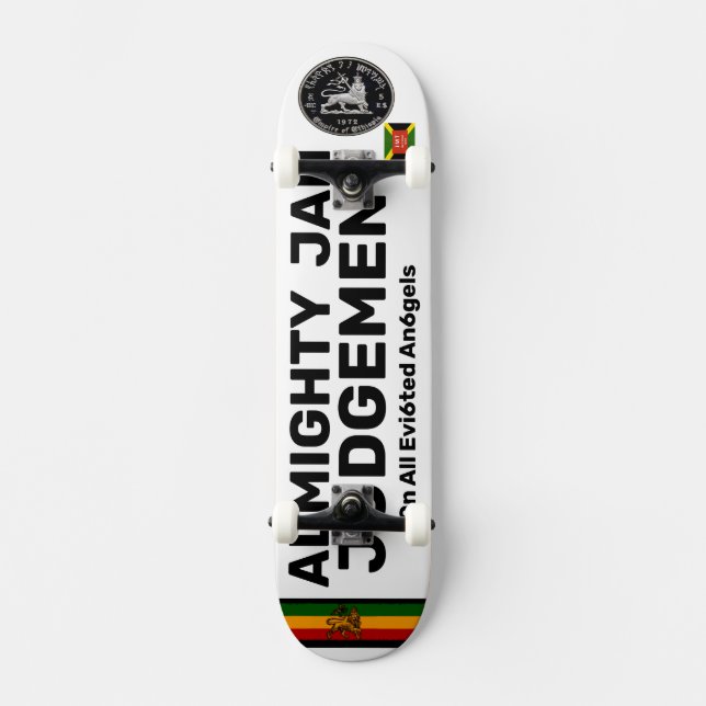 ALLMÄCHTIGER JAH Skateboard (Vorderseite)