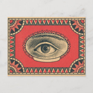 allmächtiges Auge der Weisheit Postkarte