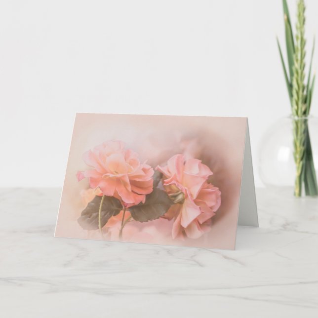 Allmals Mute Peach farbige Rose (Vorderseite)