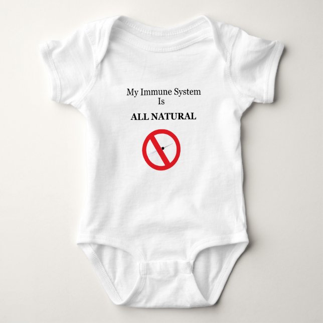 ALLNATURAL BABY STRAMPLER (Vorderseite)