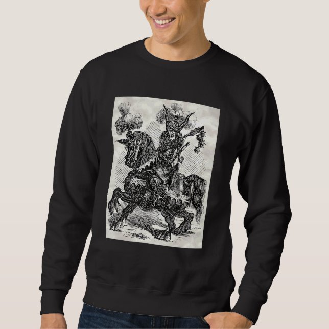 Alloces Demon Dämonologie Magic Occult Grim Sweatshirt (Vorderseite)